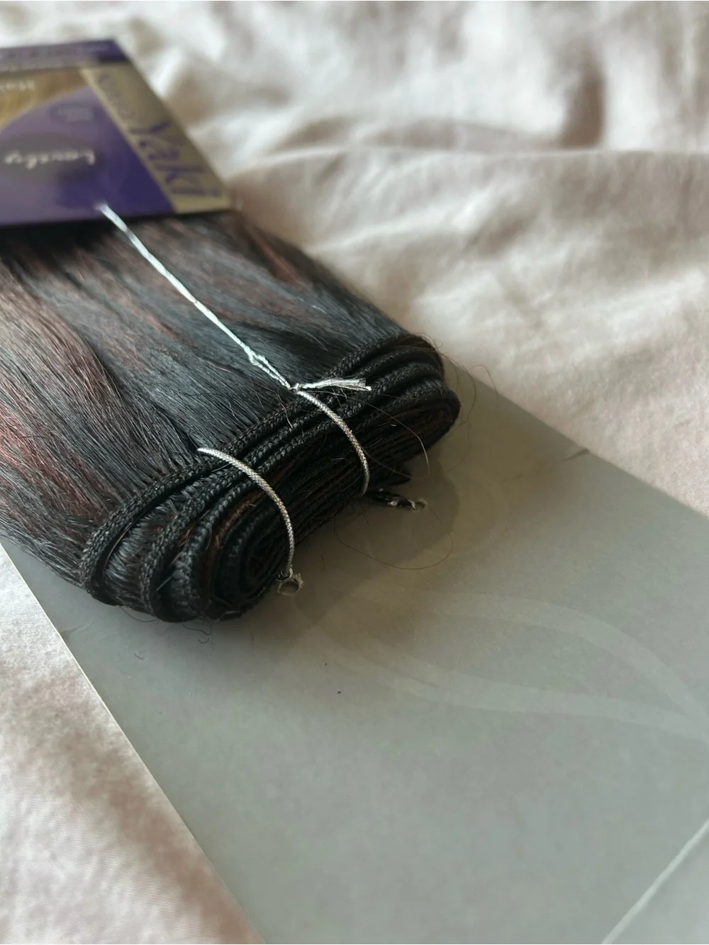 Natural Yaky F1B/33 Human Hair Blend Straight 18” Extensions